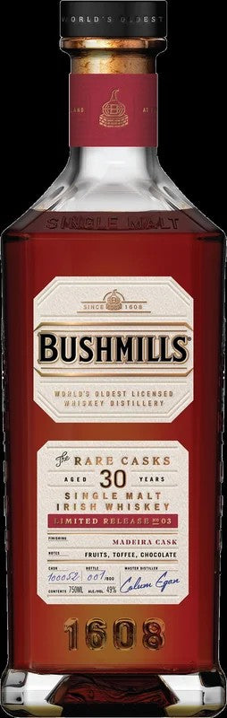 BushmillsTheRareCasks30YearOldSingleMaltIrishWhiskey(700mL)