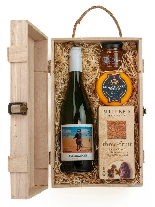 BushrangerChardonnayWhiteWine&CheeseGiftBox