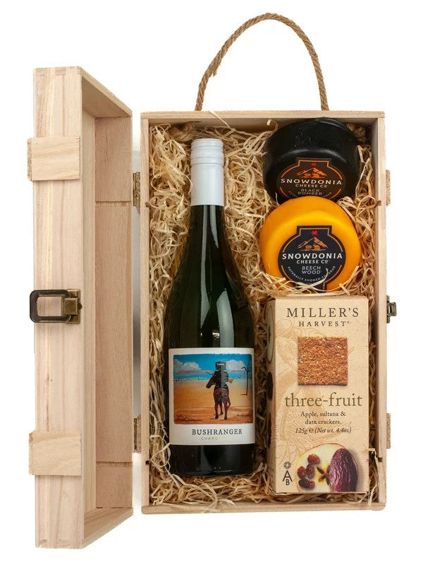 BushrangerChardonnayWhiteWine,Cheese&CrackersGiftBox