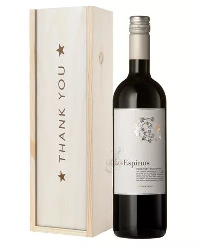 CabernetSauvignonChileanRedWineThankYouGiftInWoodenBox