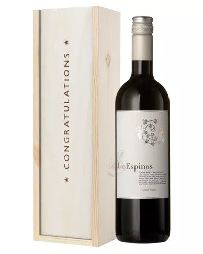 CabernetSauvignonChileanRedWineCongratulationsGiftInWoodenBox