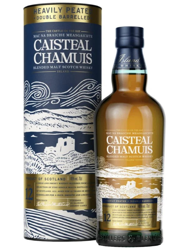 CaistealChamuis12YearsHeavilyPeated70cl.46%