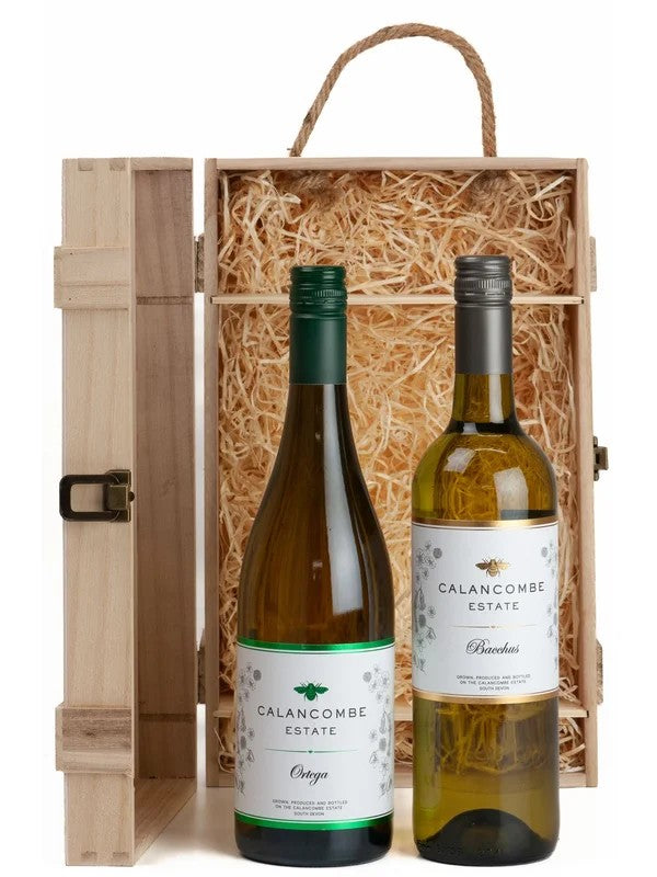 CalancombeEstateBacchus&CalancombeEstateOrtegaWoodenGiftSet