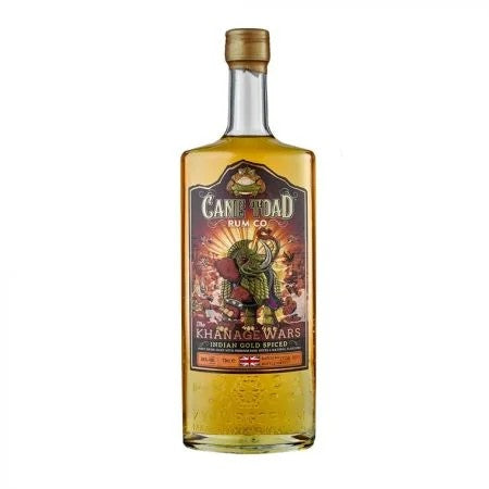 CaneToadKhanageWarsIndianGoldSpicedRum70cl(38%ABV)