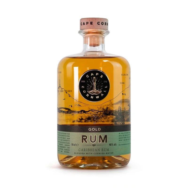 CapeCornwallGoldRum40%ABV(70cl)