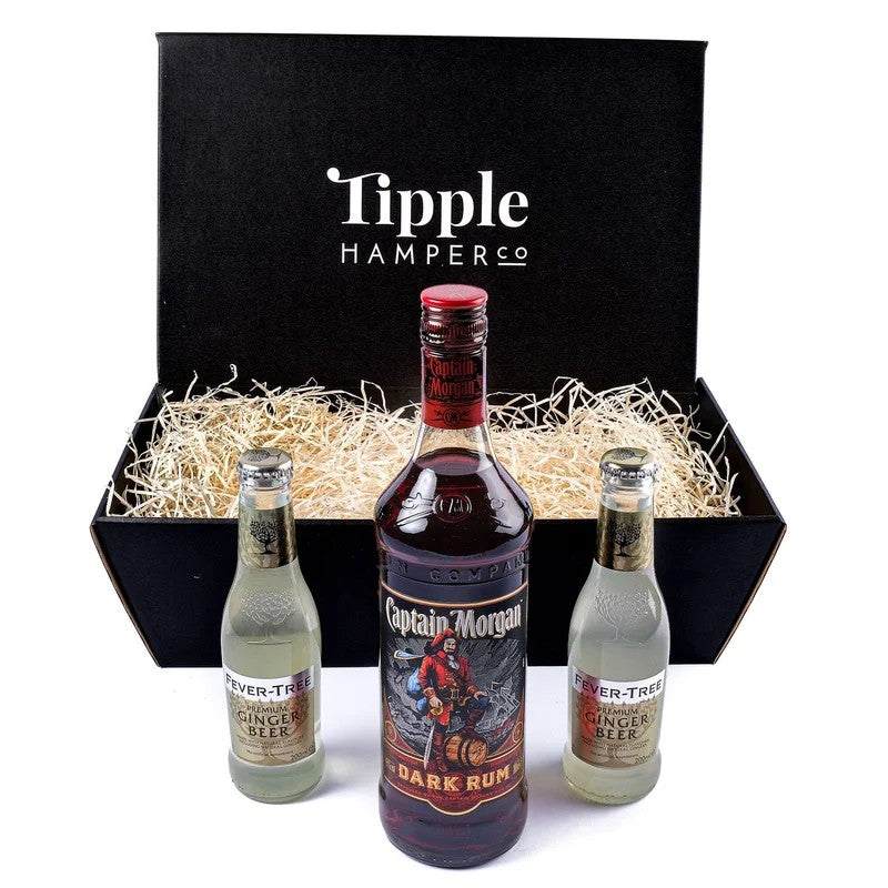 CaptainMorganDarkRumandMixerGiftSet–40%ABV