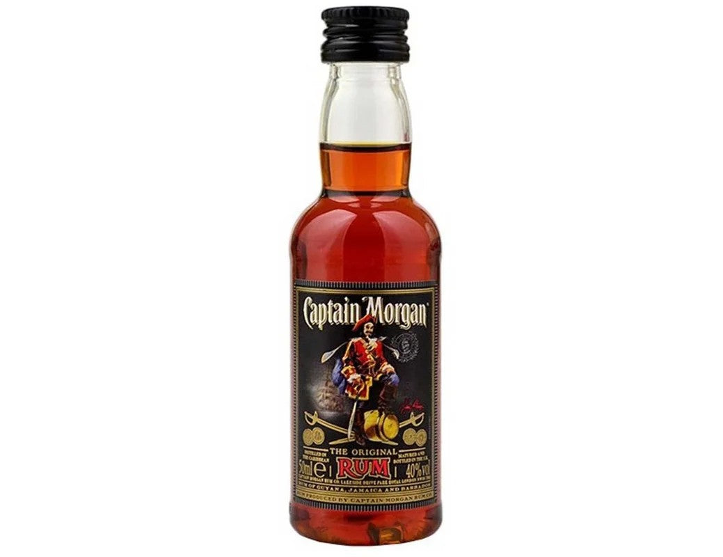 CaptainMorganDarkRumMiniature40%ABV(5cl)