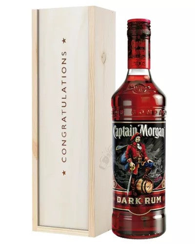 CaptainMorganRumCongratulationsGiftInWoodenBox