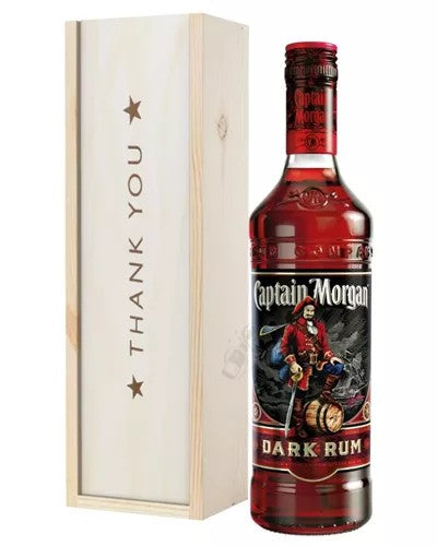 CaptainMorganRumThankYouGiftInWoodenBox