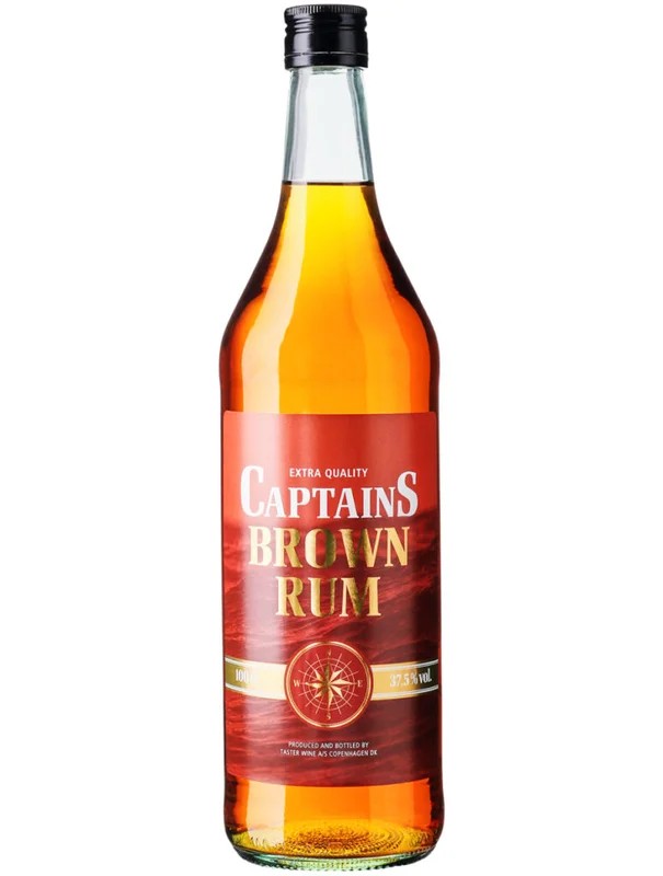CaptainsBrownRum100cl.37,5%