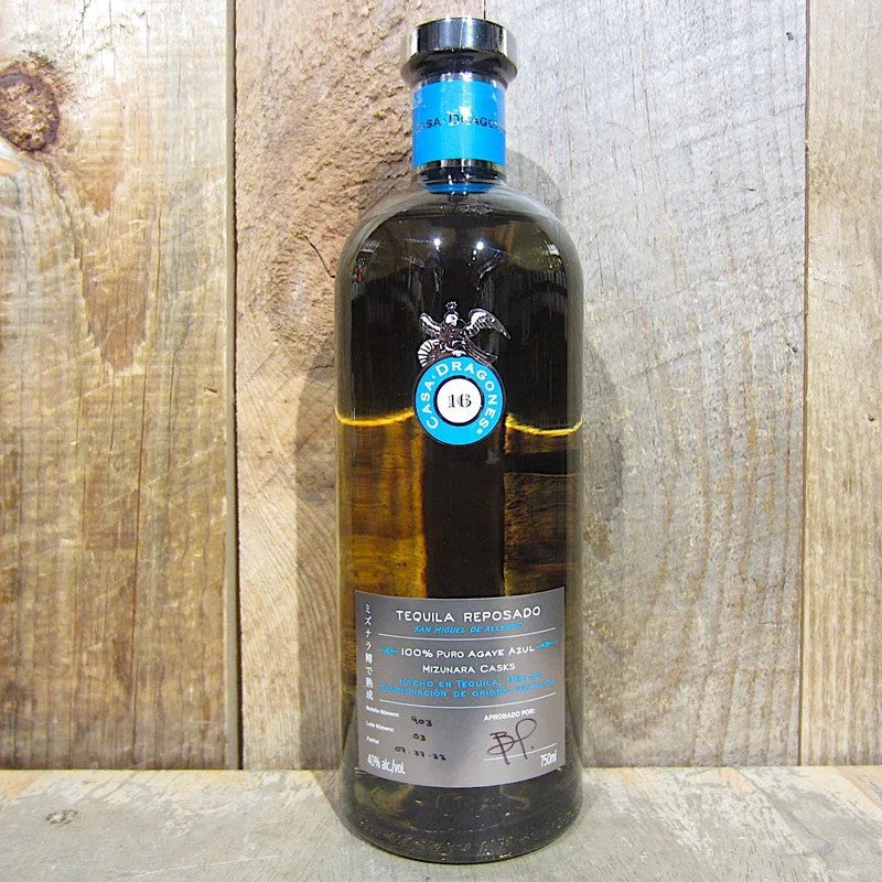CasaDragonesTequilaReposadoMizunara750ml