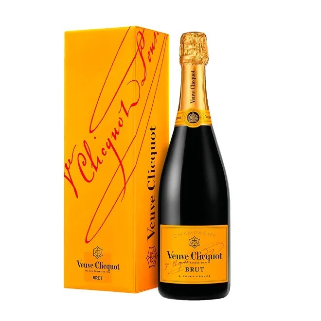 ChampagneVeuveClicquotBrutYellowLabelCl75Cased