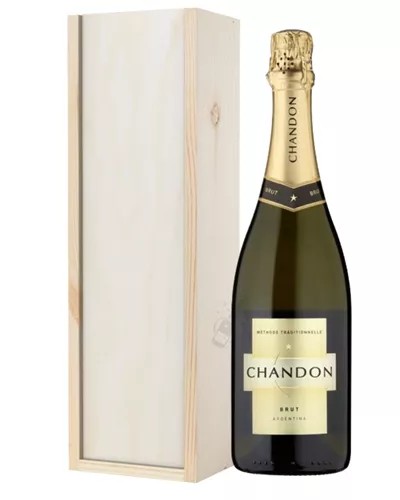 ChandonBrutSparklingWineGiftinWoodenBox