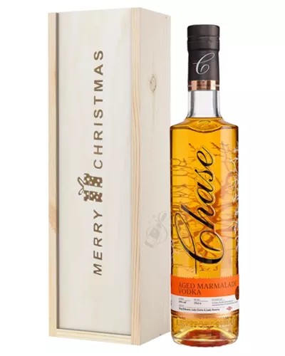 ChaseMarmaladeVodkaChristmasGiftInWoodenBox