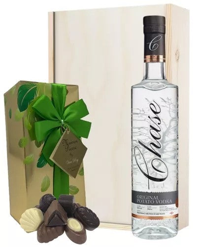 ChaseVodkaAndChocolatesGiftSetinWoodenBox