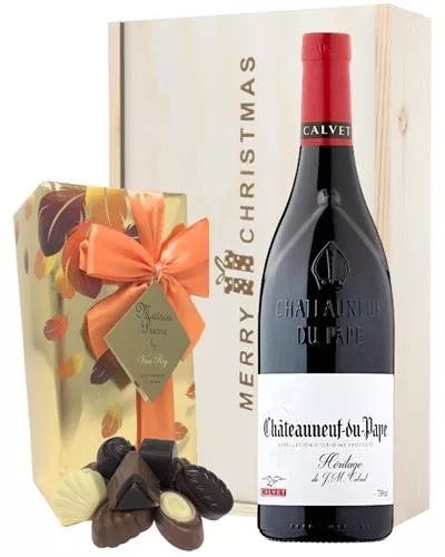 ChateauneufDuPapeandChocolateChristmasGift
