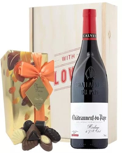 ChateauneufDuPapeandChocolateValentinesGift