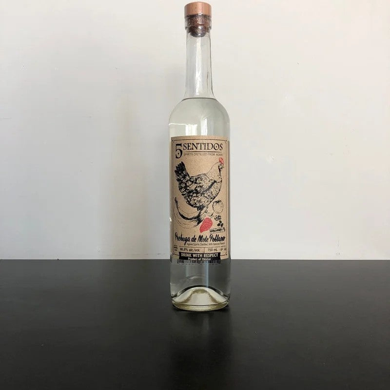 CincoSentidosPechugadeMolePoblanoAgaveMezcalSpirit,Oaxaca,Mexico