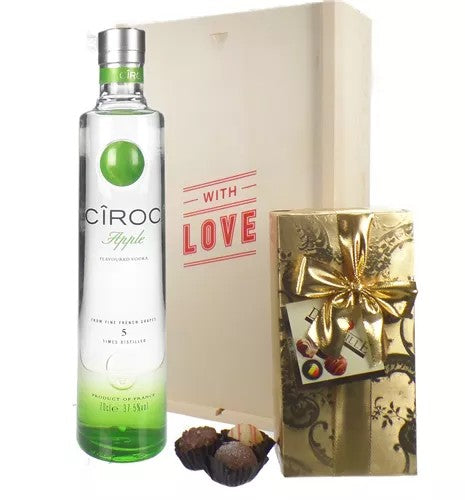 CirocAppleVodkaandChocolatesValentinesGift