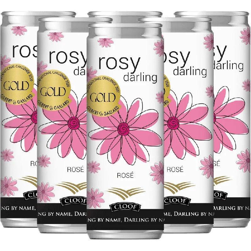 CloofWineinaCanRosyDarlingPinotageRosé-6x250ml
