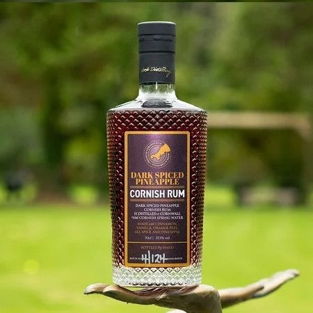 CornishRockDarkSpicedPineappleRum70cl(37.5%ABV)