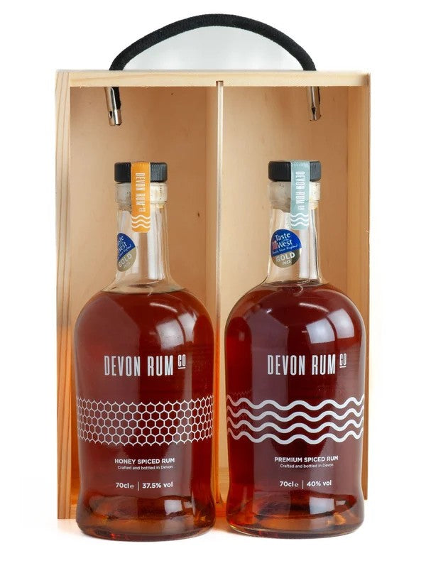 DevonRumWoodenGiftBoxSet