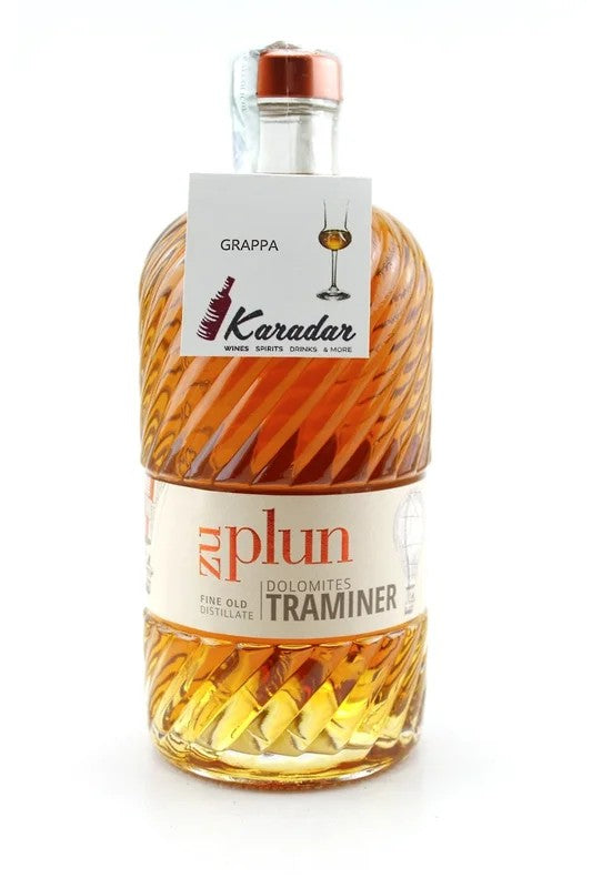 DolomitesTraminerFineOldDistillate45%vol.ZuPlunDistillery