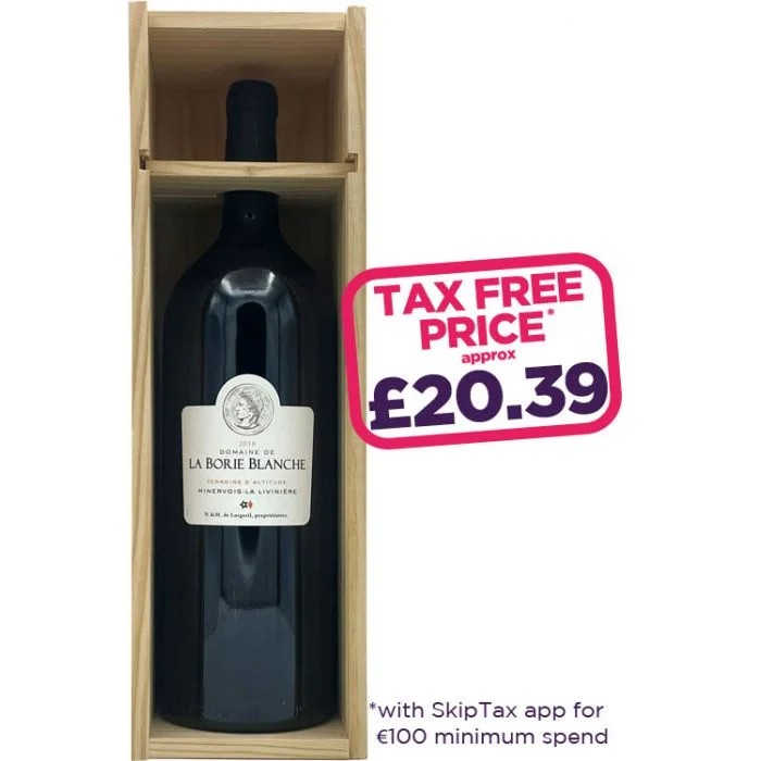 DomainedelaBorieBlancheMagnumMinervoisWoodenBox