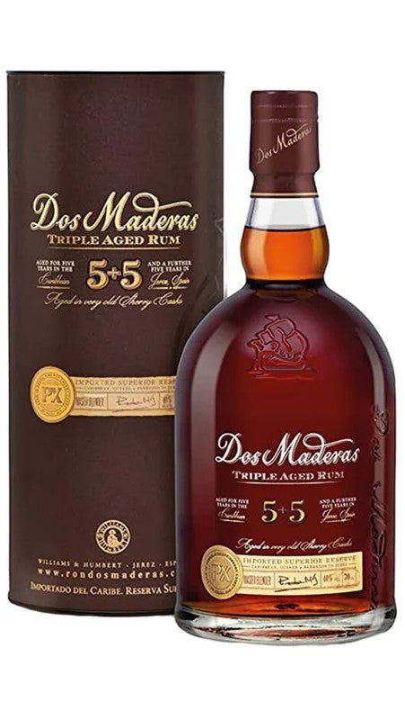 DosMaderasRum5+5AnosTripleAged70cl–Williams&Humbert