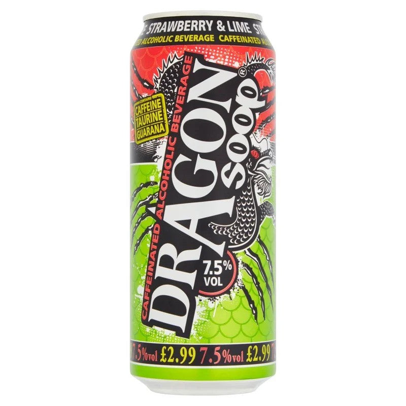 DragonSoopStrawberry&Lime500ml
