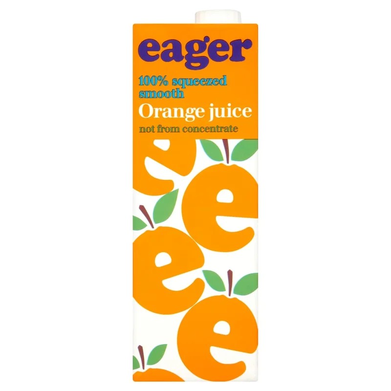 EAGERSMOOTHORANGEJUICE8X1LTR