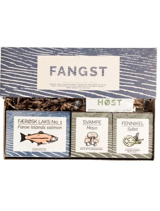 FANGST–NordicTapasBoxGrilledSalmonwithMushrooms&Fennel