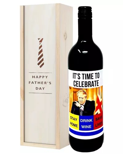 FathersDayQuarantineRedWineGift