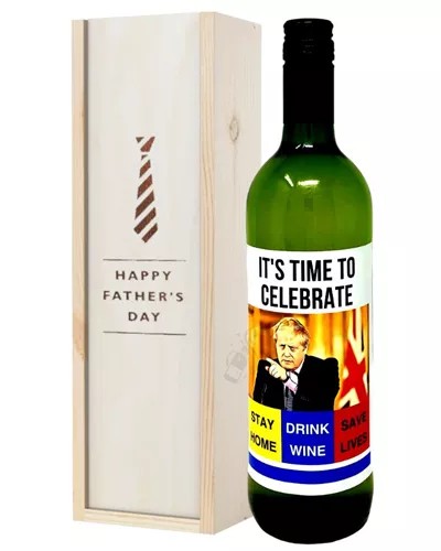 FathersDayWhiteWineStayatHomeSocialDistancingGift