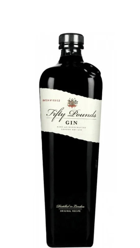 FiftyPoundsLondonDryGin70cl