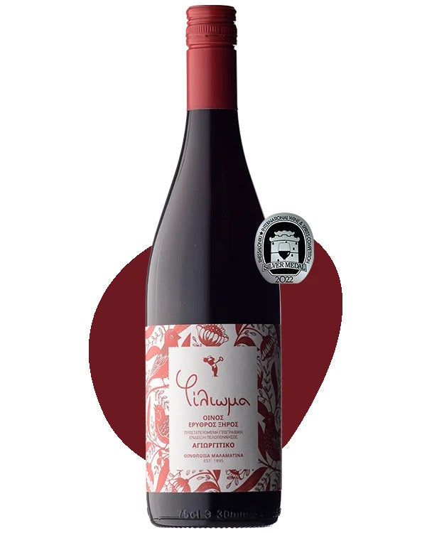 FiliomaAgioritikoRedDryMalamatinaWinery75clBottle