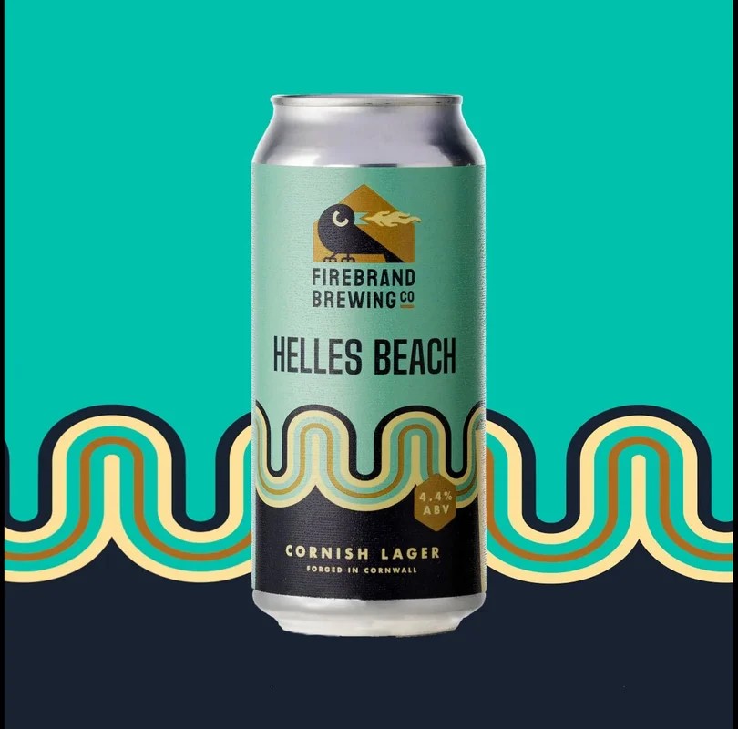FirebrandHellesBeachCornishLager4.4%(440ml)