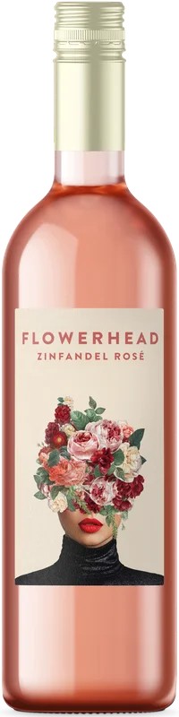 FlowerheadZinfandelRose75cl