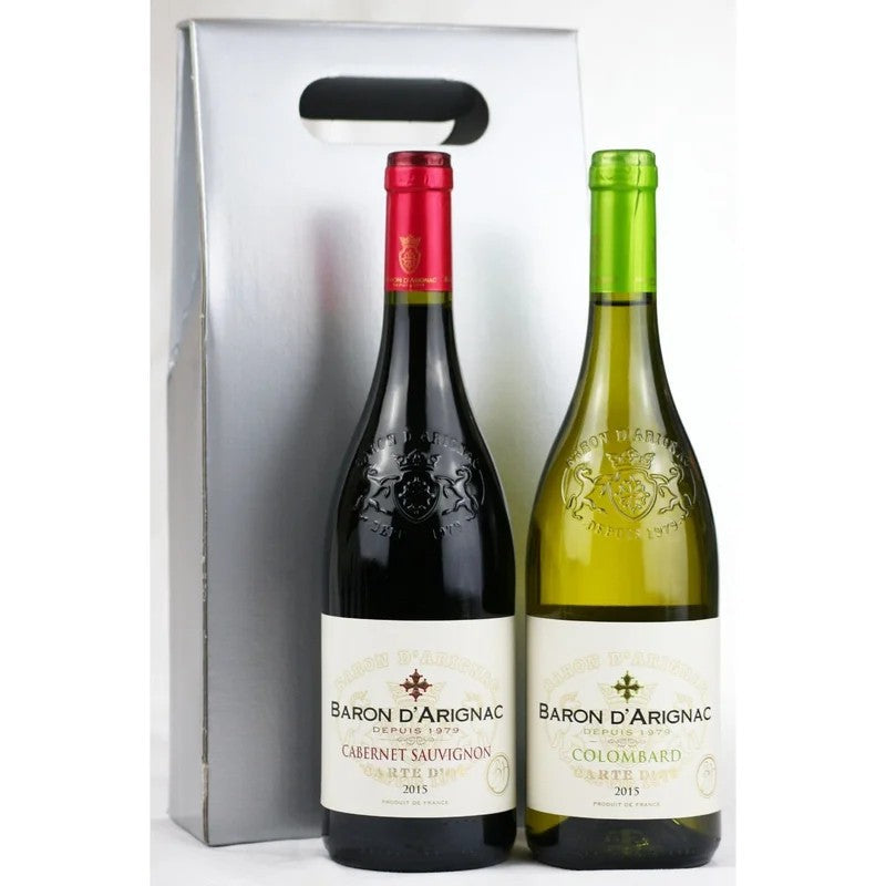 FrenchTwins–LeGrandBaronRedandWhiteWineGiftPack