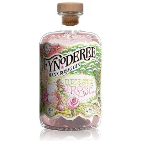 FynodereeManxRosagGinElderSheeRose70cl(43%ABV)