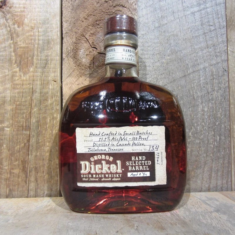GeorgeDickelHandSelectBarrel9yr103Proof750ml