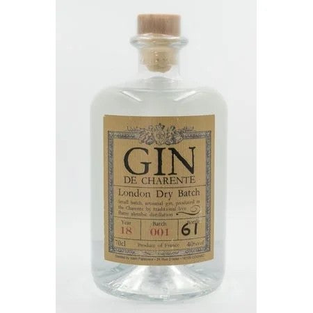 GindeCharenteLondonDryBatchGin70cl(40%ABV)