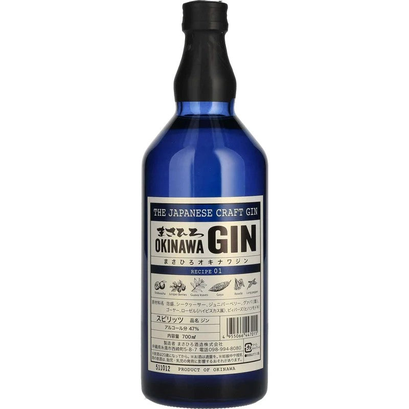 GINOkinawaJapaneseRECIPE01BLUELABEL(70CL,47.0%Vol.)