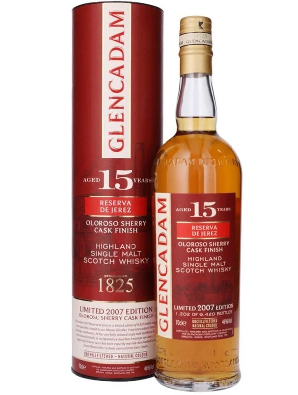 Glencadam15YearsReservadeJerez70cl.46%