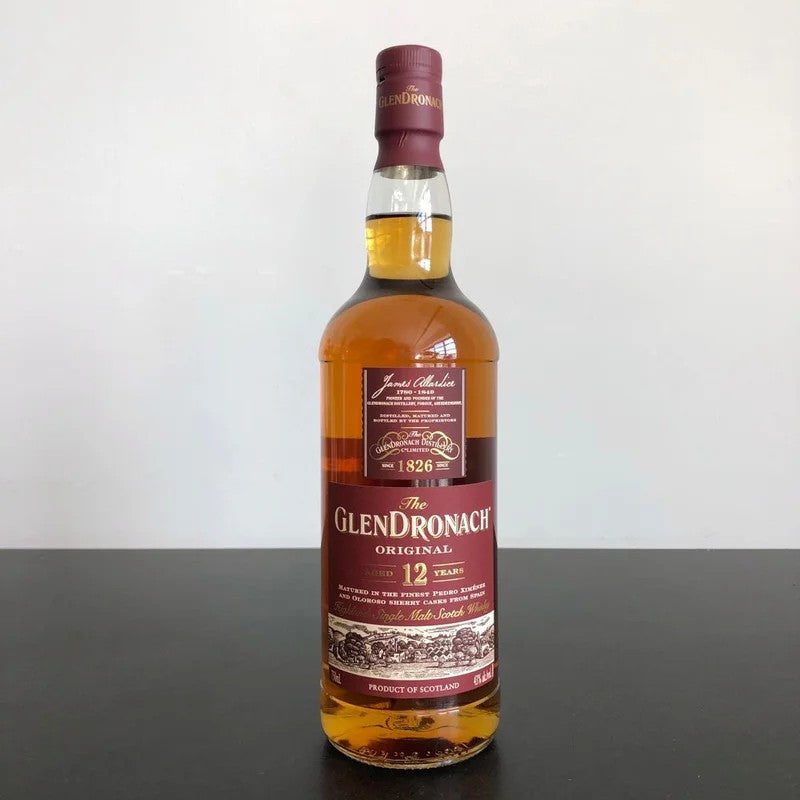 GlendronachSherryCaskFinish12YearOldSingleMaltScotchWhisky,Highlands,Scotland