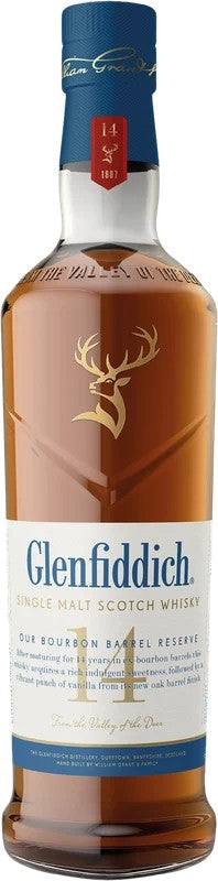 Glenfiddich14YearOldBourbonBarrelReserveSingleMaltScotchWhisky(700mL)