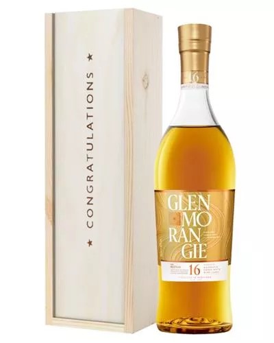 GlenmorangieNectarDorMaltWhiskyCongratulationsGiftInWoodenBox