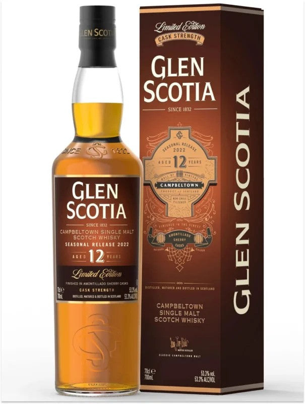 GlenScotia–12YearsAmontilladoSherryFinish70cl.53,3%