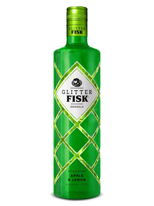 GlitterFISKEmerald–Apple&Lemon70cl.15%