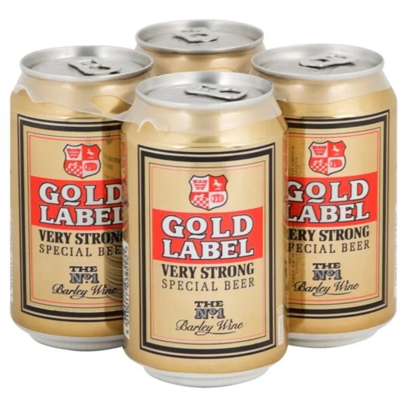 GoldLabel4Cansx330ml